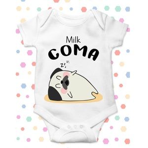 “Milk Coma” Onesie 0-3 months